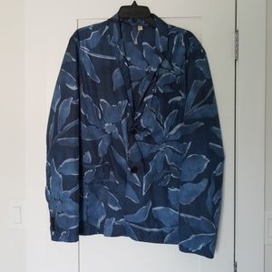 Burberry Brit Mens Thin Blazer with Flowers